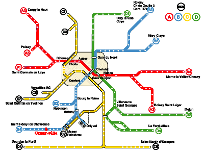Plan du RER